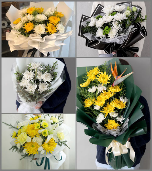 湖南永州祁阳县石鼓源乡借大岭村白事花束代送